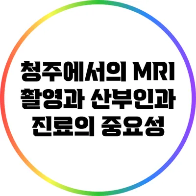 청주에서의 MRI 촬영과 산부인과 진료의 중요성